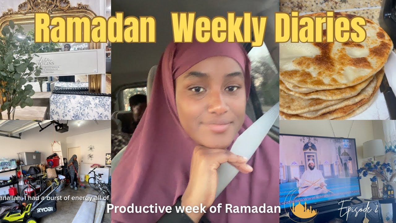 Ramadan Weekly diaries | Ramadan days  10 -?? 😐 Productive Ramadan Week