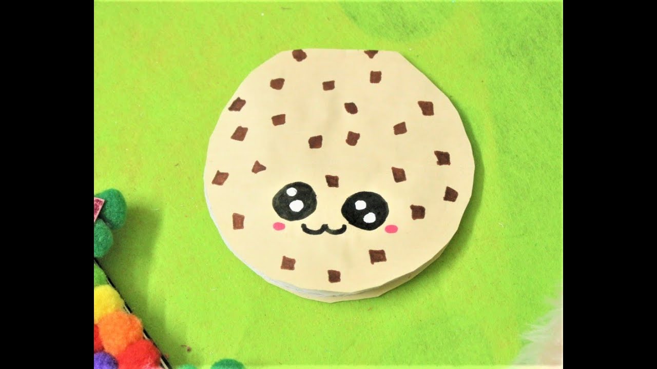 DIY Cookie Notebook!🍪| Super Easy!| Cutest Notebook Ever!!😁😁😊