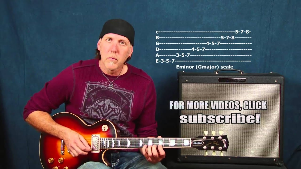 Rock Guitar soloing lesson open string lick techniques Rush George Lynch inspired learn to jam