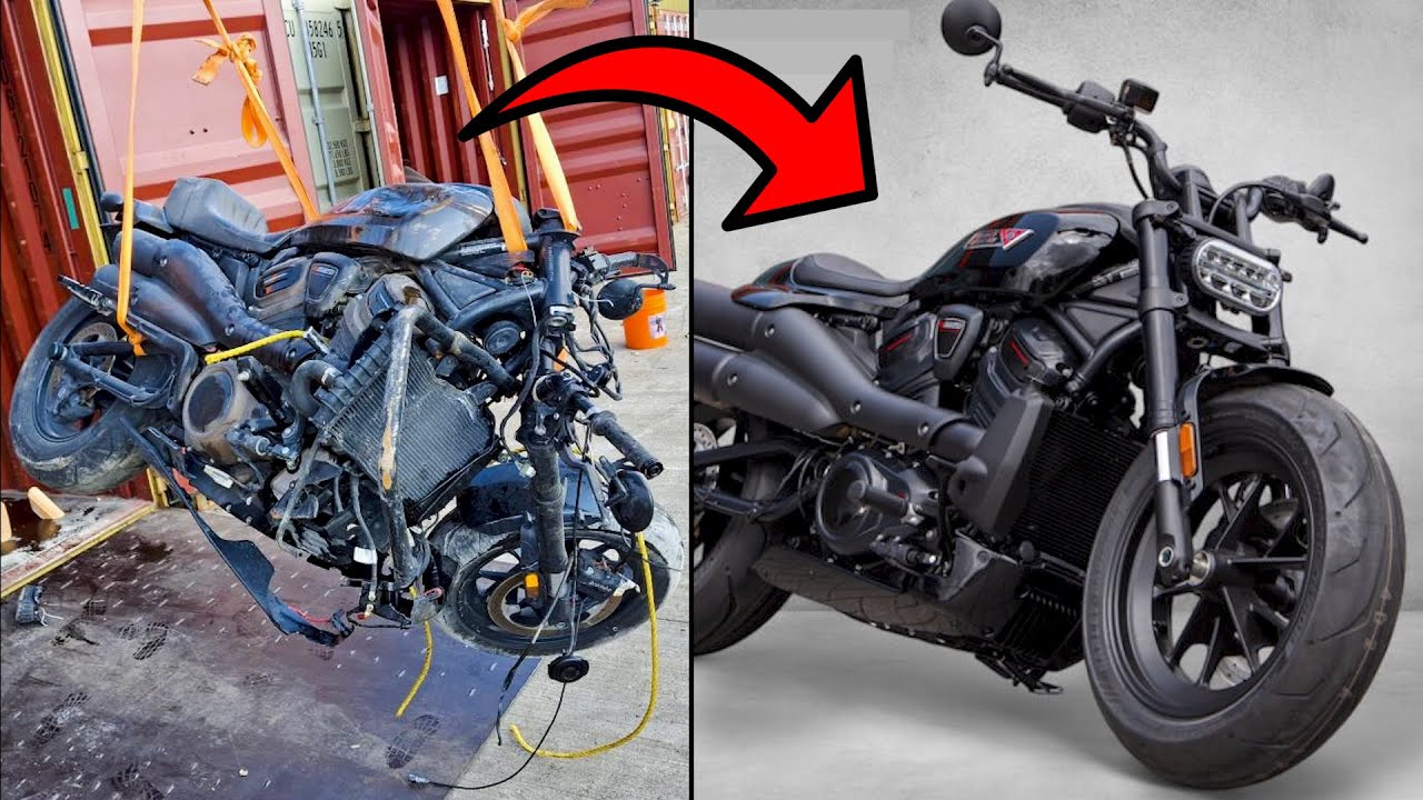 I GAVE this TOTALED Harley Davidson 2025 a SECOND LIFE! Sportster S RH1250s. Part 2