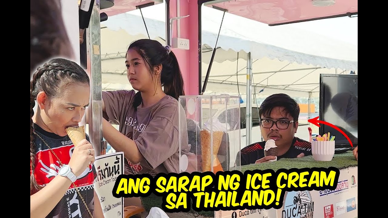 Mapapa bili ka talaga ng ice cream dito sa thailand #VinFPV