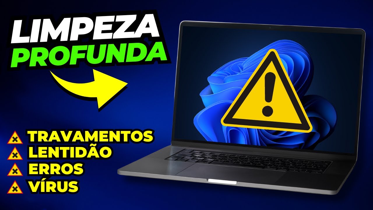 🔥PC ou Notebook Lento, Travando ou com V&iacute;rus? FA&Ccedil;A uma LIMPEZA COMPLETA no Windows 10/11 [GR&Aacute;TIS]