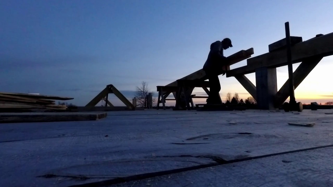 A Timber Frame Vlog #119: Heavy Timbers Set the Hard Way