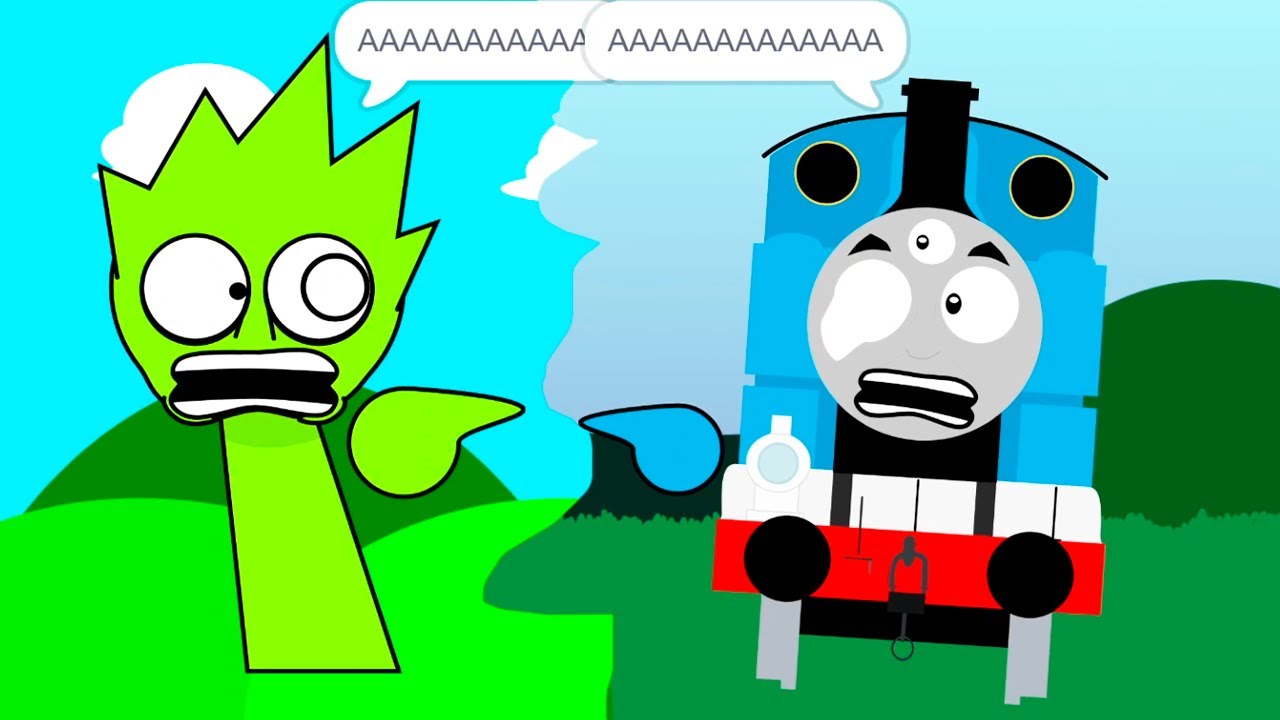 Sprunki Meets THOMAS Sprunki | Meme animation
