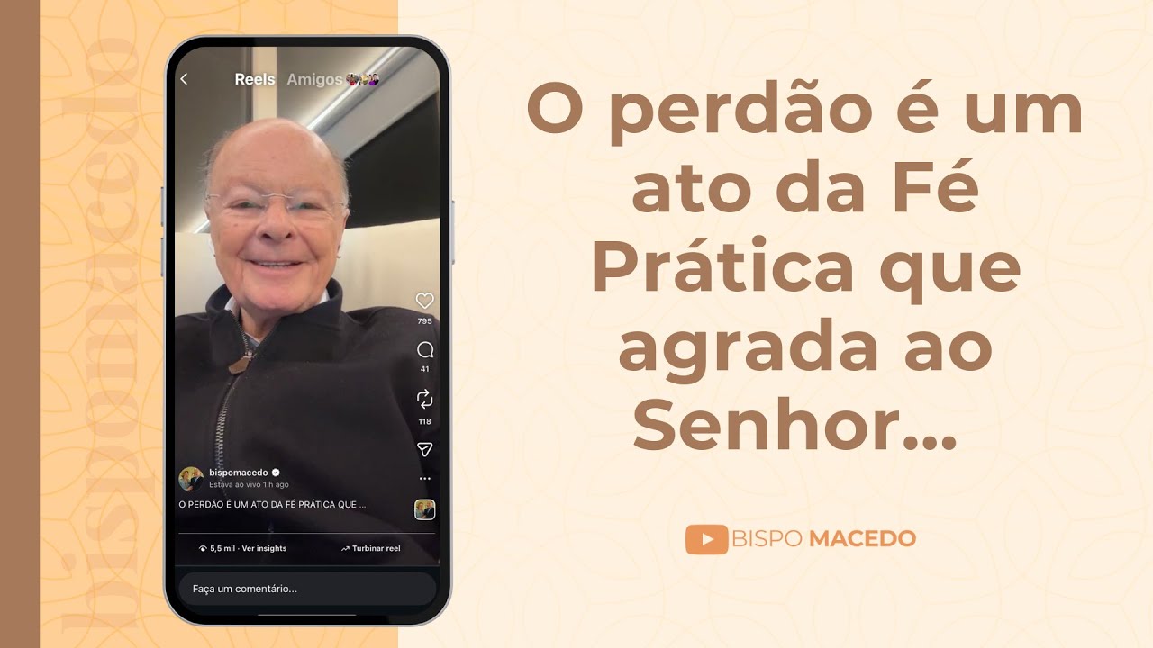 O perdão é um ato da Fé Prática que agrada ao Senhor... - Meditação Matinal 22/01/26