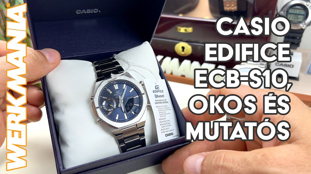 Casio Edifice ECB-S10, az okos és mutatós darab