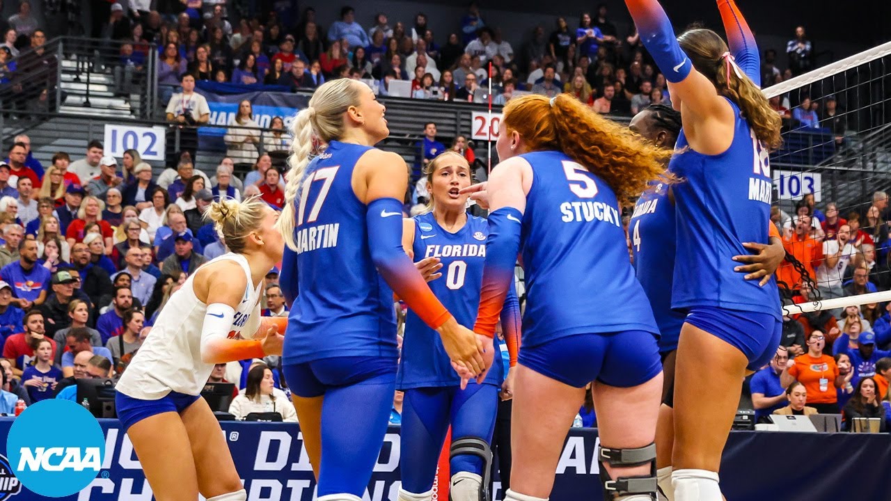 Full 5th set from Florida-Kansas in 2024 NCAA volleyball second round