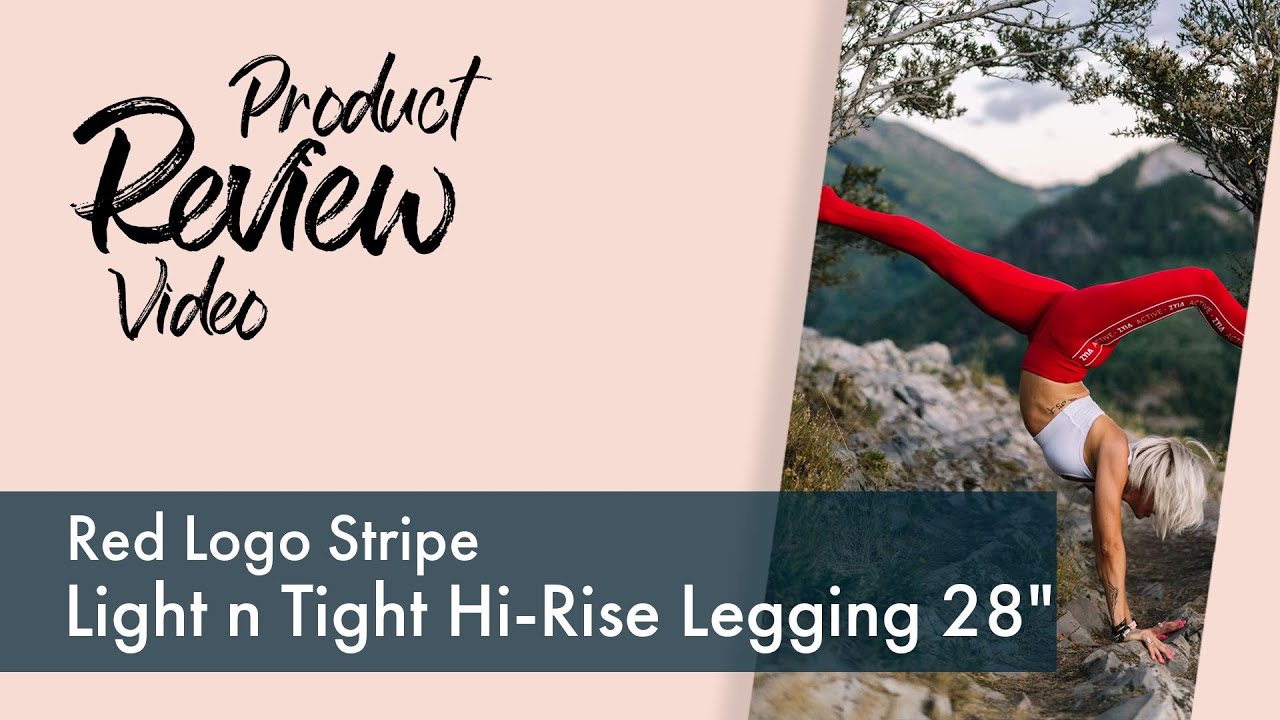 Red Logo Stripe Light n Tight Hi-Rise Legging 28