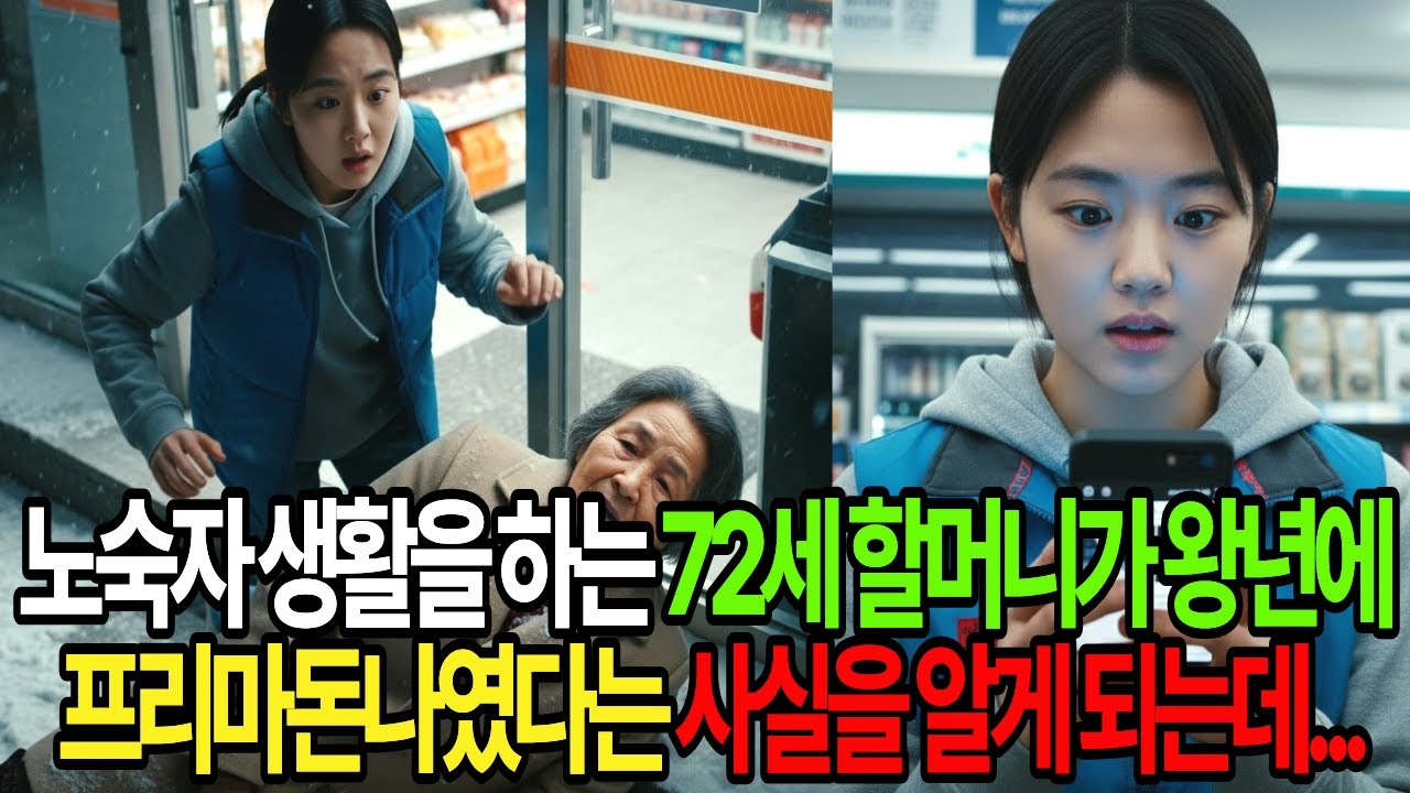 노숙자 생활을 하는 72세 할머니가 왕년에 프리마돈나였다는 사실을 알게 되는데... |  오페라  |  성악가  |  편의점  |  기적  |  소프라노