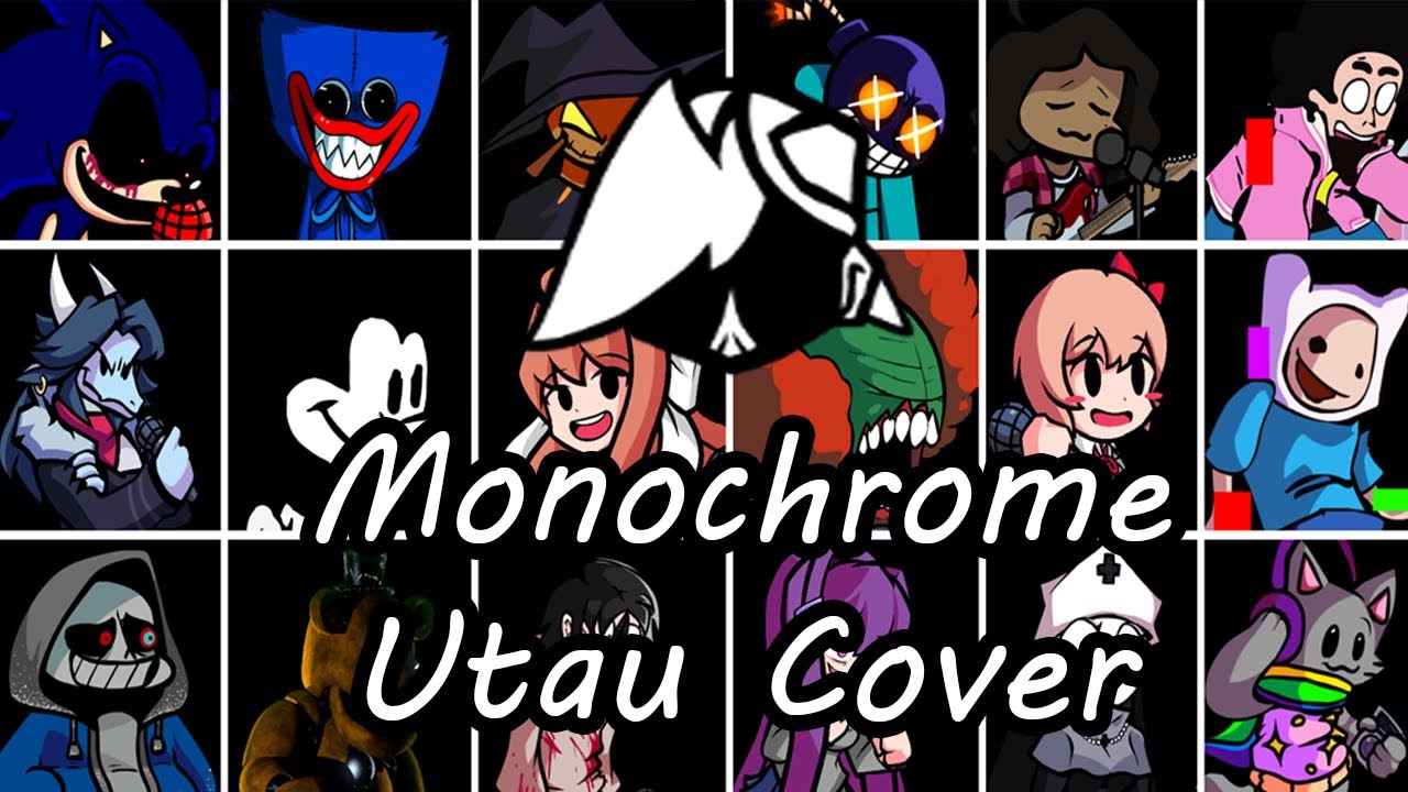 Monochrome but Every Turn a Different Character Sings (FNF Monochrome Everyone Sings) - [UTAU Cover]