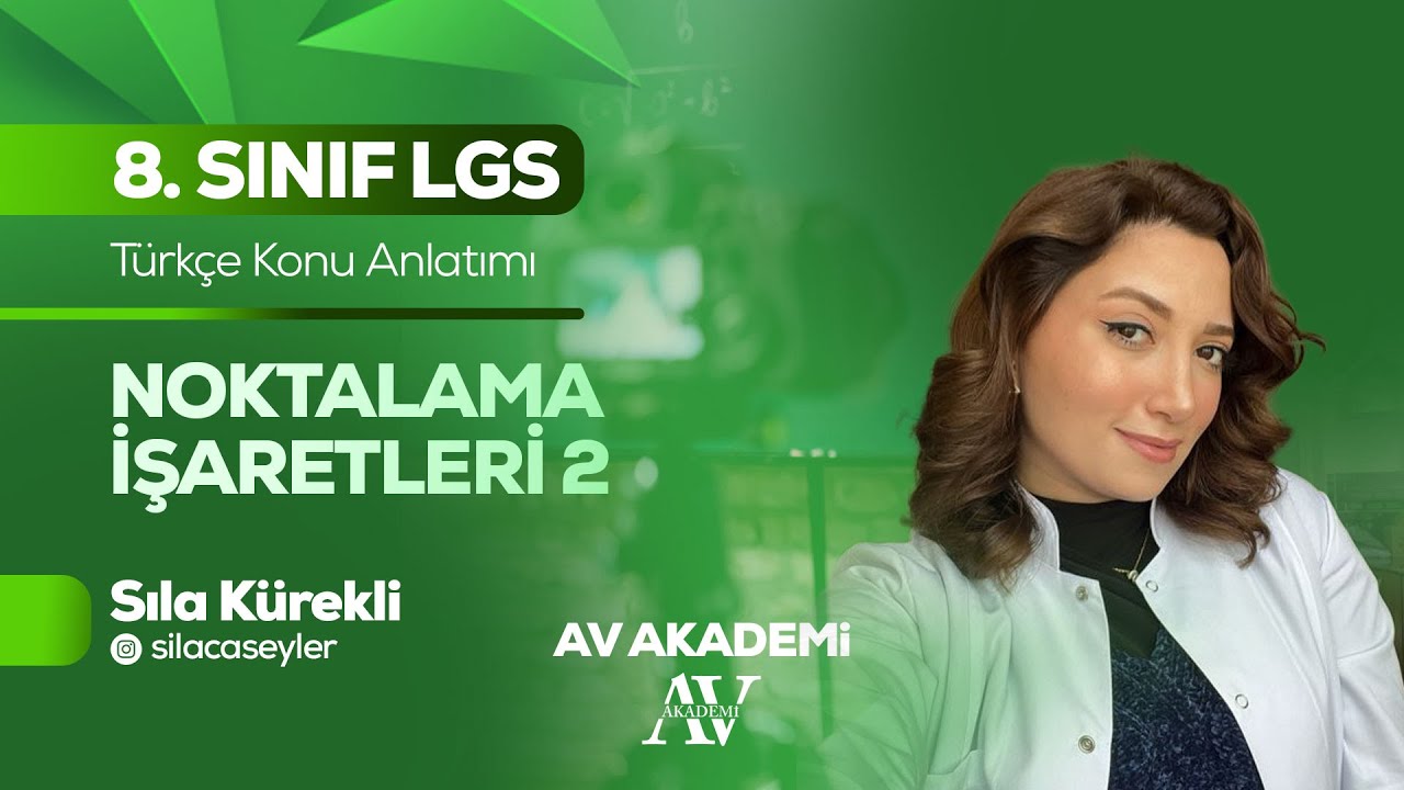 Av Yayınları | 8. Sınıf Türkçe Konu Anlatımı | Noktalama İşaretleri - 2