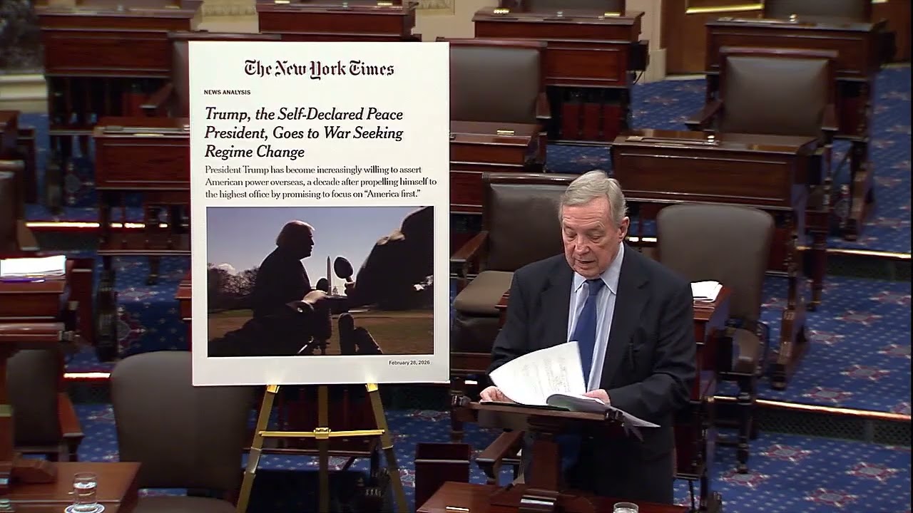 As Gas Prices Continue To Rise, Durbin Criticizes President Trump’s War Of Choice On Iran