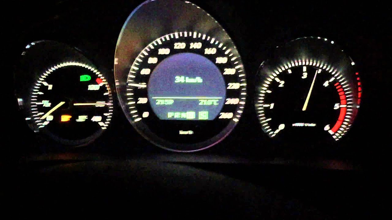 Mercedes C350 CDI Acceleration 0-113