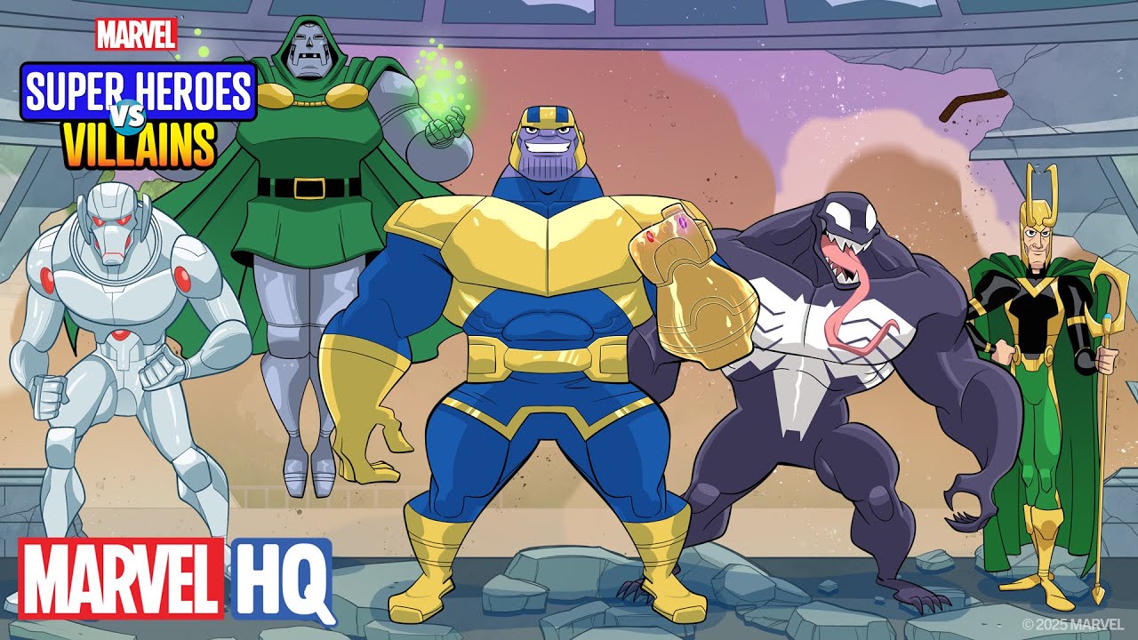 Marvel Superbohaterowie kontra Złoczyńcy 🦸🦹 | Wszystkie odcinki (1–6) | Marvel HQ Polska