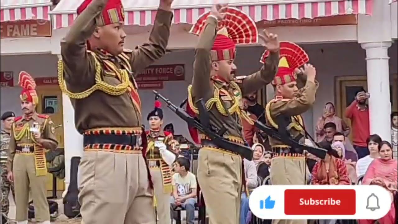 Border parade 🥷#wagahborder #indiansoldiers #indiapakistanborder #subscribe #comment #subscribergoal