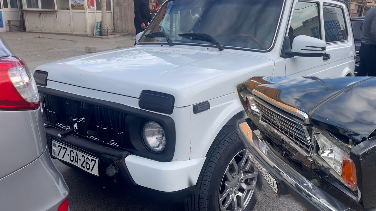 Попали в цепную аварию на дороге.Поехали на Авто  Базар осматривать машину 2023г.