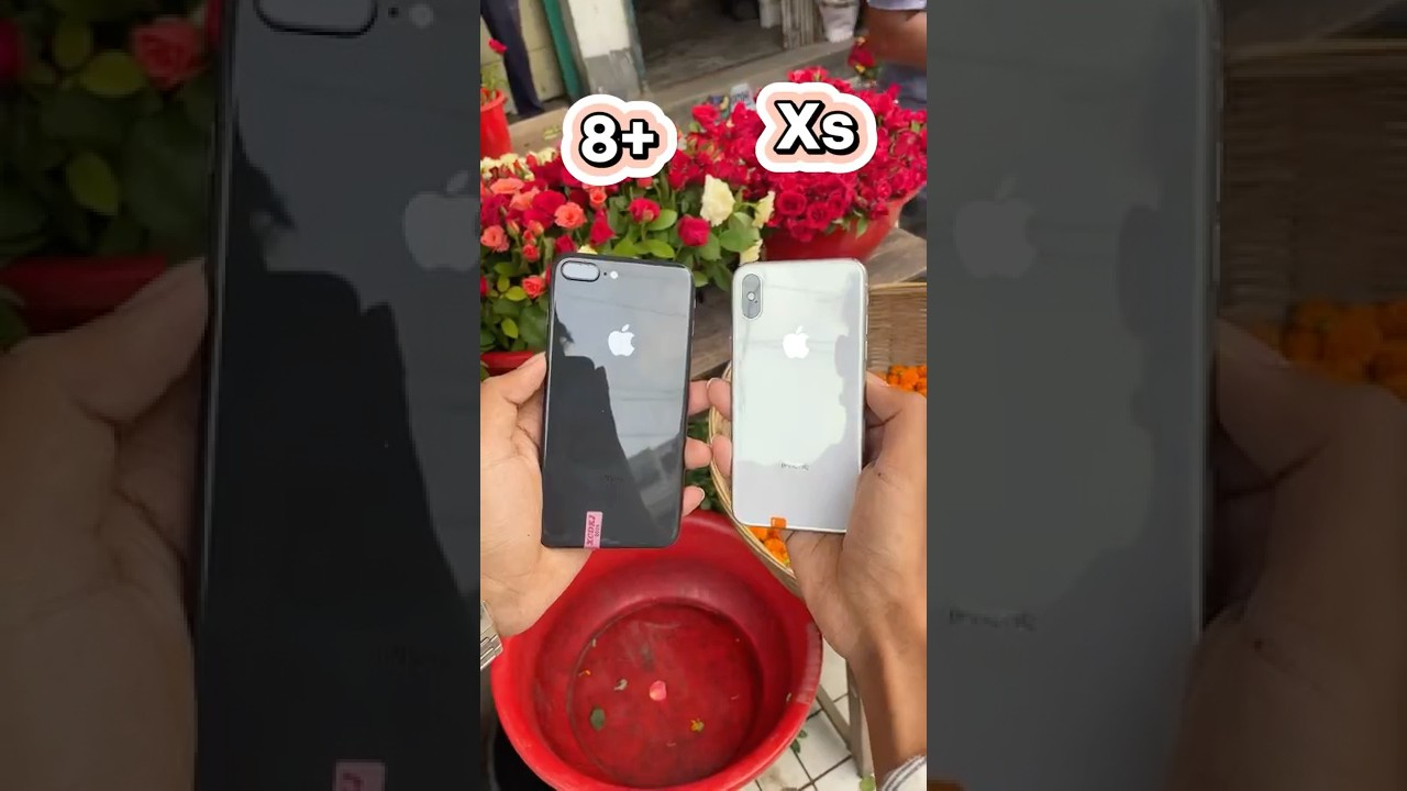 iPhone 8 Plus Vs iPhone Xs || Camera Comparison Test ! #shorts
