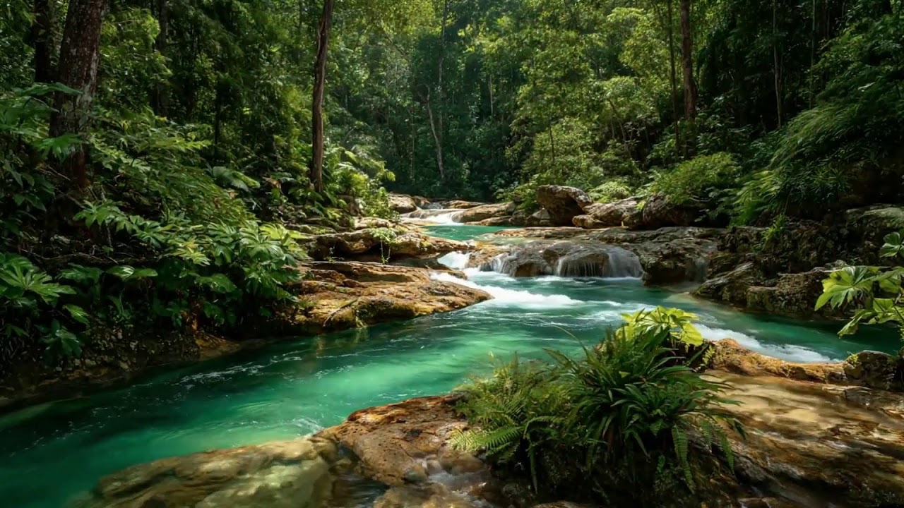 Natural River Flow Sleep Ambience Supporting Balanced Deep Rest