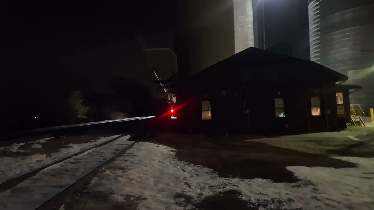 Southbound Autorack Intermodal Train With A CN ET44AC And A CN AC44C6M EX CN C44-9W Rebuild