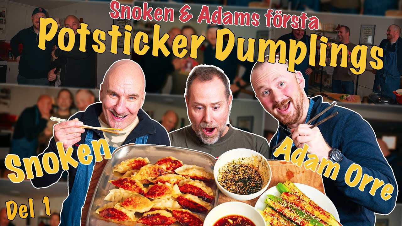 Potsticker Dumplings Snoken och Adams första