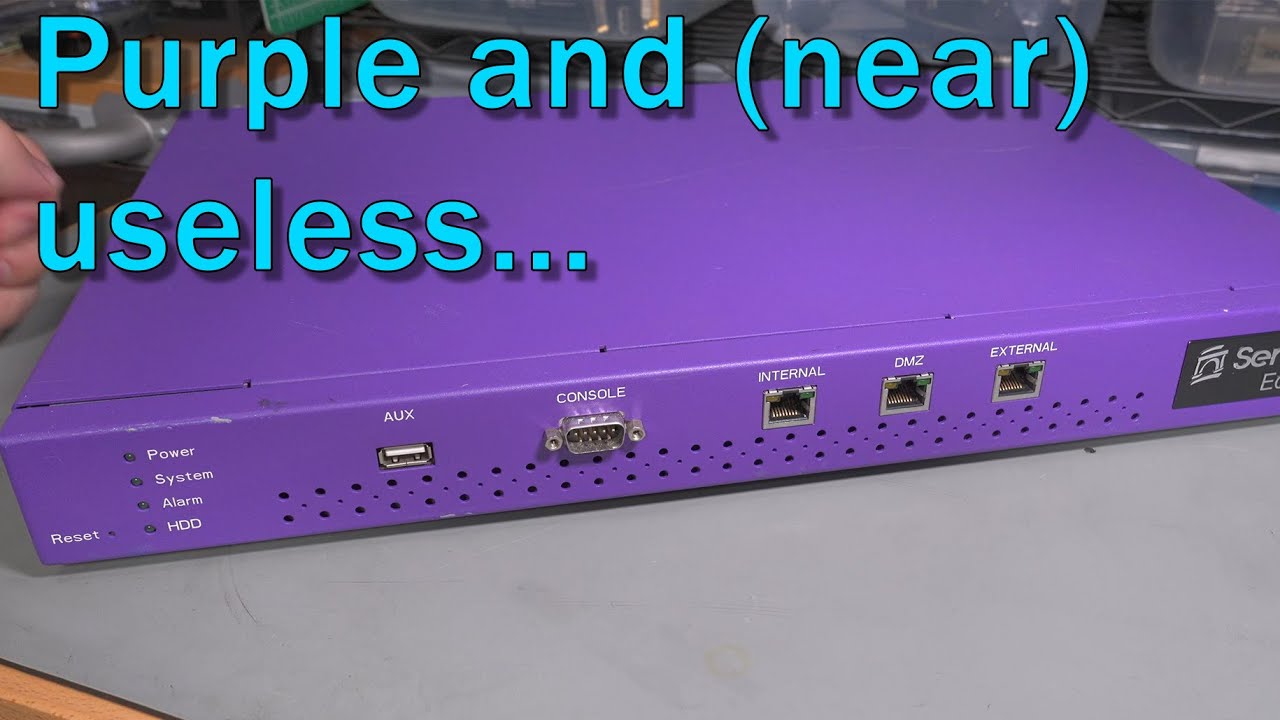 Quick 1U purple thing teardown... (ServeGate EdgeForce)