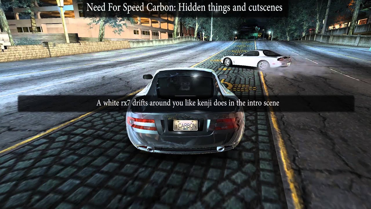 Need For Speed Carbon Hidden Things and Cut Scenes
