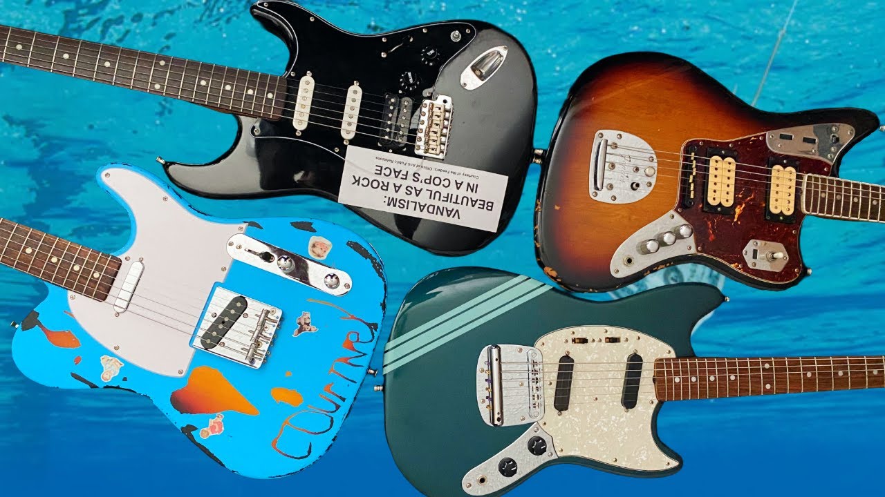 Nirvana Nevermind Riffs with 5 Nevermind Era Guitars