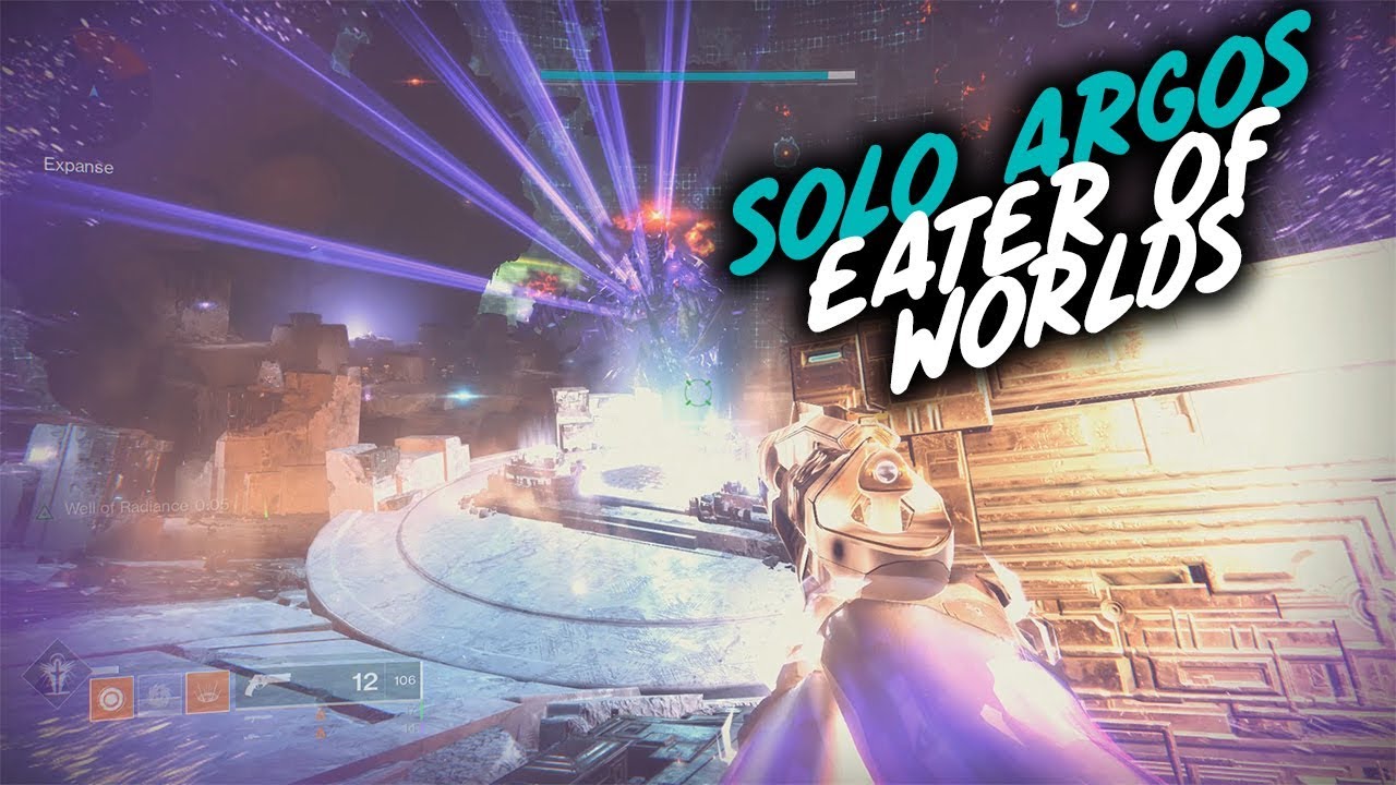 Solo Argos Planetary Core Eater of Worlds Final Raid Boss