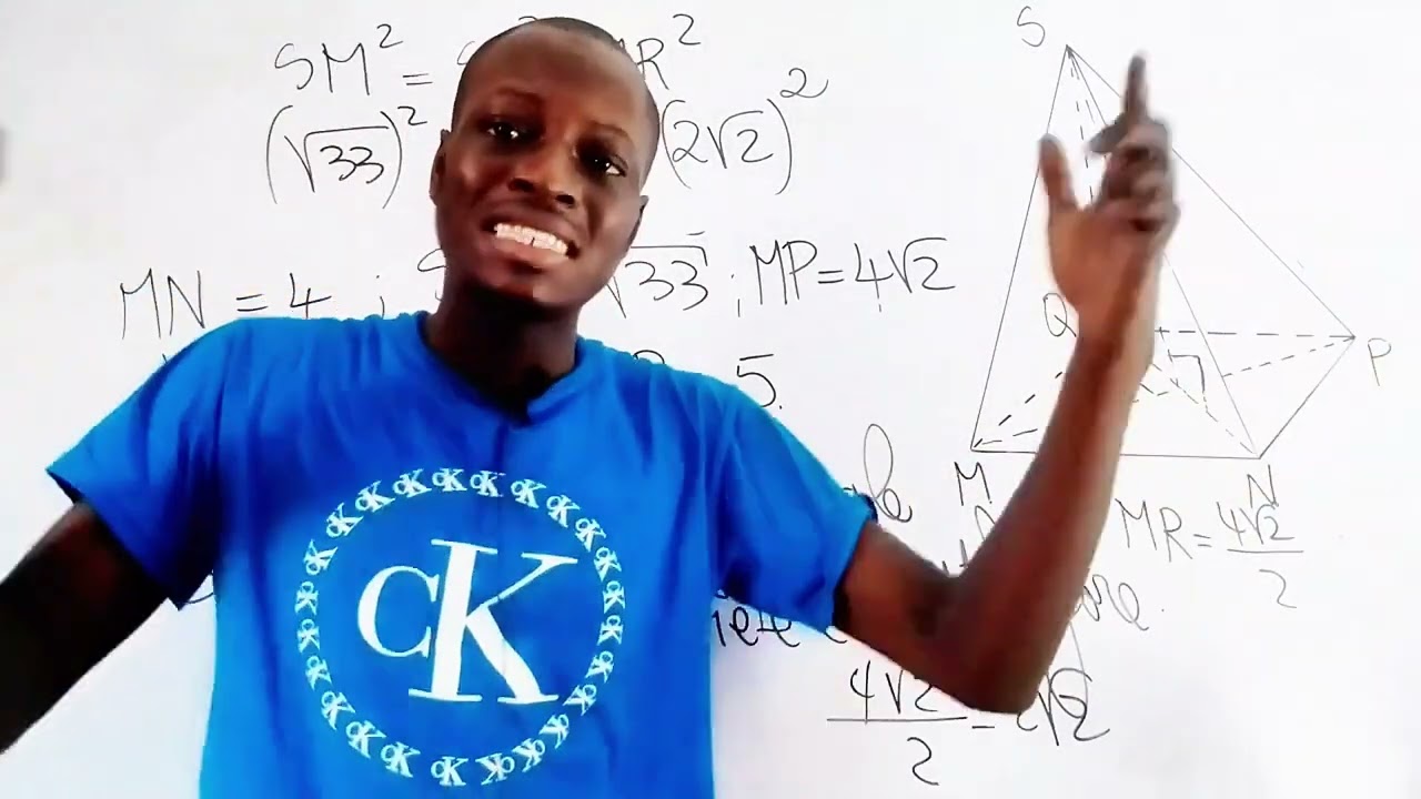 EXERCICE SUR LES PYRAMIDES 3ÈME #maths #mathematics #education #maths 
