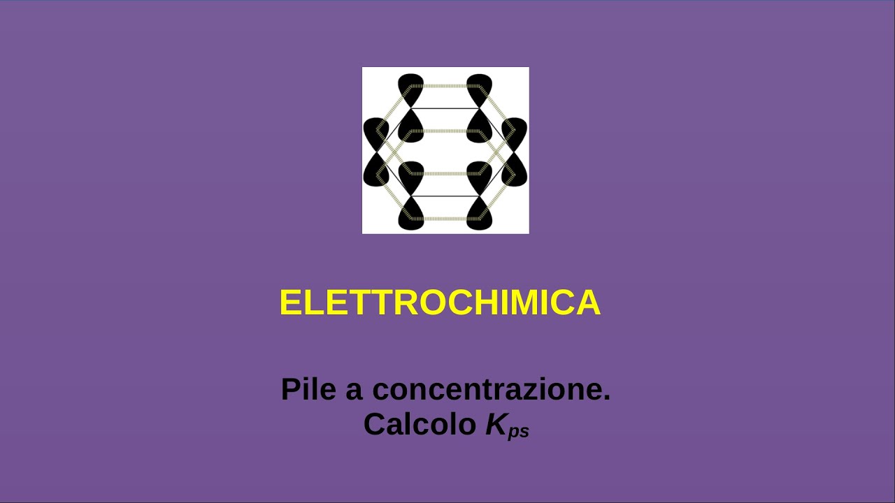 Elettrochimica- 15 (pile a concentrazione: calcolo Kps)