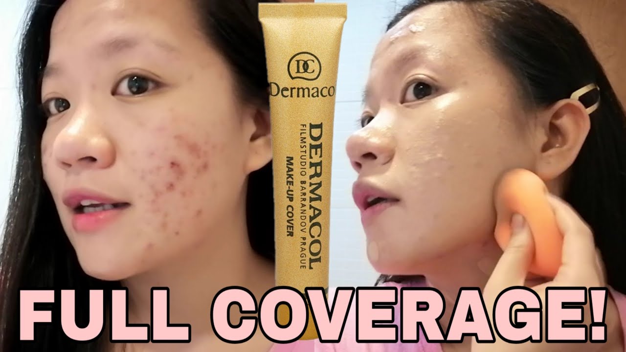 FOUNDATION THAT CAN COVER ACNE & SCARS?!! (SUMPA NO MORE) | DERMACOL MAKE UP COVER | Shanika Nhel