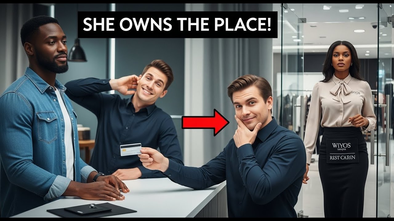 Clerk Laughs at Black Man&rsquo;s Credit Card &mdash; Freezes When His Wife Walks In Wearing the Store&rsquo;s Logo