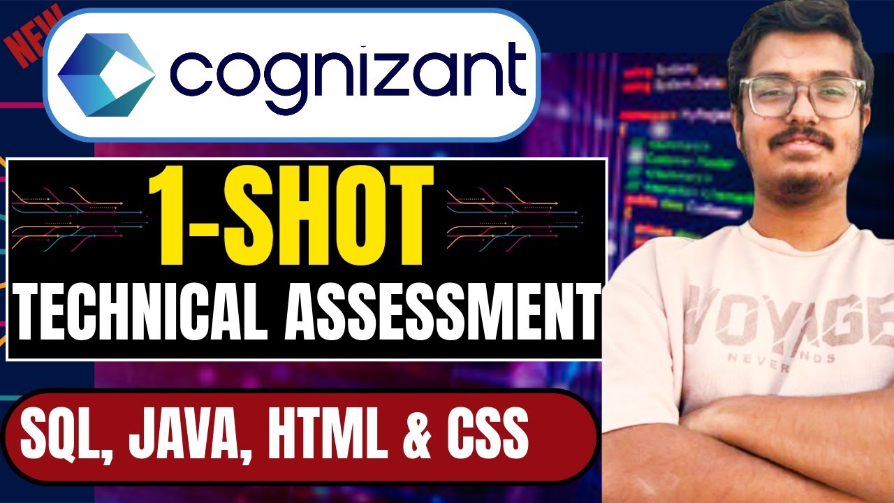 Cognizant 1-SHOT Technical Assessment | SQL, JAVA, HTML & CSS | Cognizant Hiring
