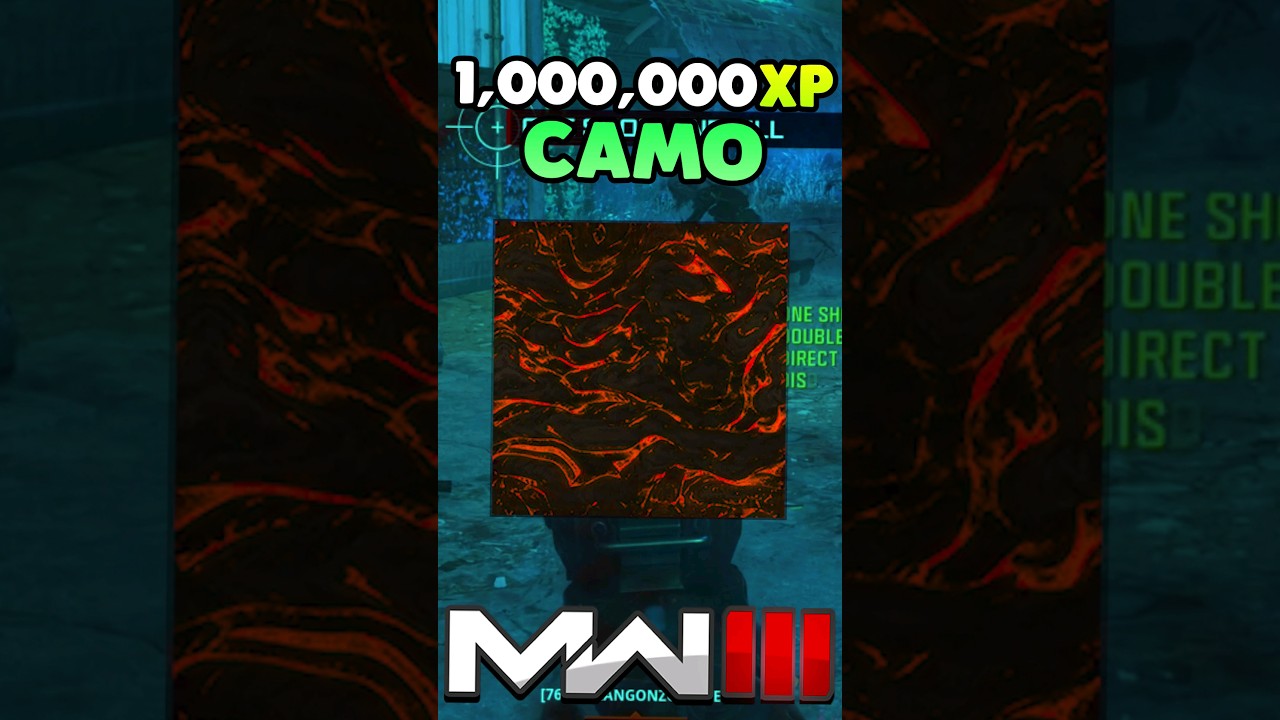 This camo TAKES 1,000,000 XP to Unlock in MW3