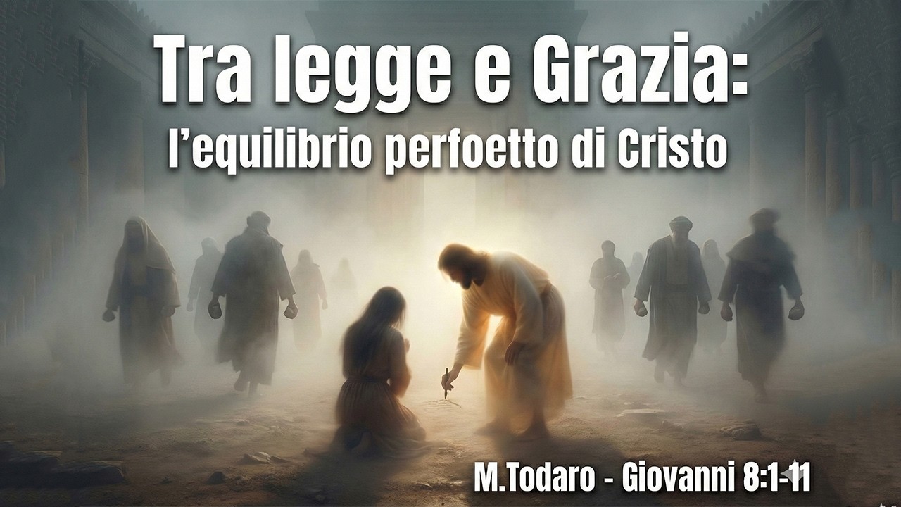 Culto del 22-02-2026 - Tra legge e Grazia: l'equilibrio perfetto di Cristo - M. Todaro - Gio. 8:1-11