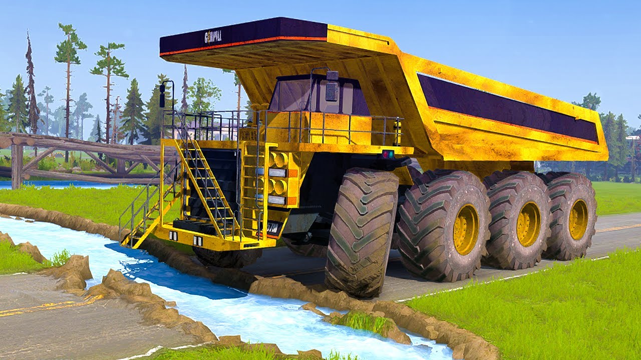The most dangerous mud roads and rivers on Earth! Volvo FH16 750 vs. Deep Water​ #mudrunner