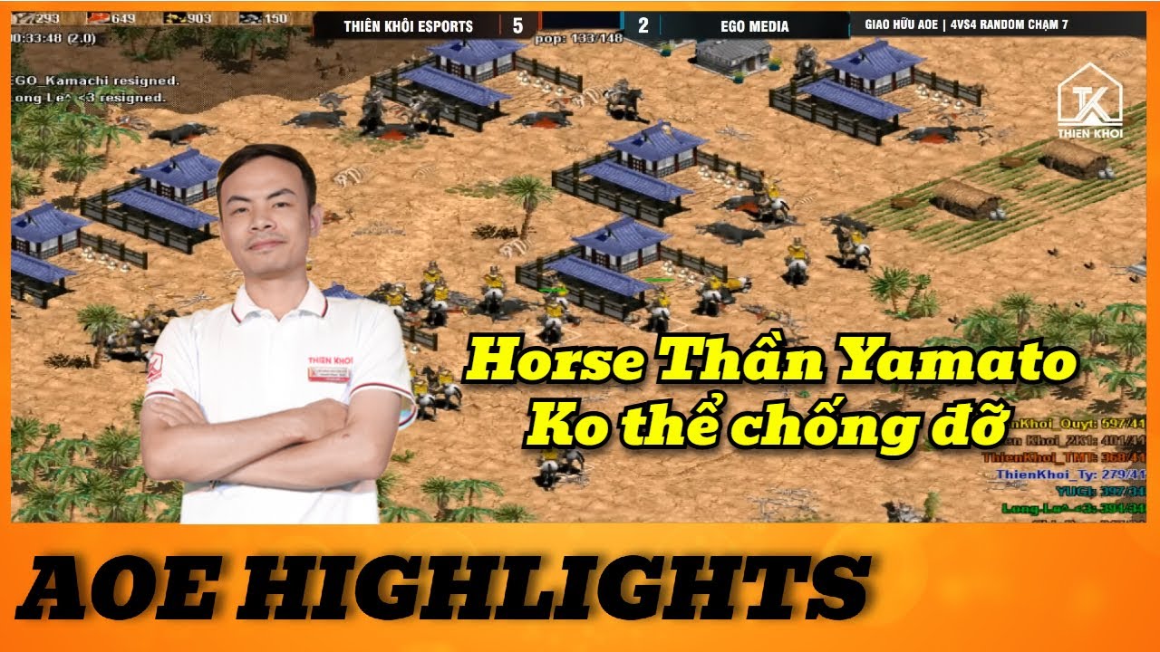Horse Thần YAMATO Tràn Map Là Không Thể Chống Đỡ !