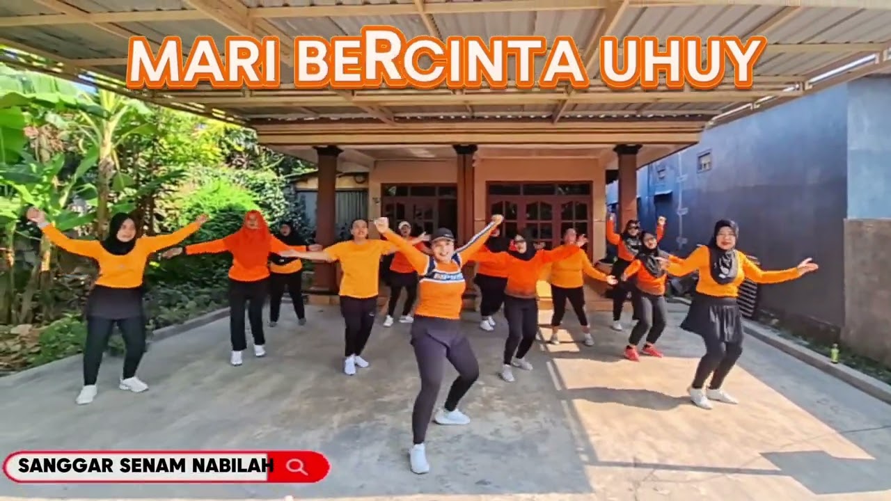 MUSIK ASYIKK | AURA KASIH - MARI BERCINTA | SENAM KREASI BY @sanggarsenamnabilah6200 