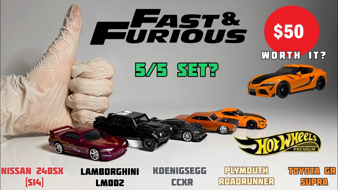 Buying this $50 set for the "Tokyo Drift" Livery Supra? | Hot Wheels Premium Fast & Furious Set 