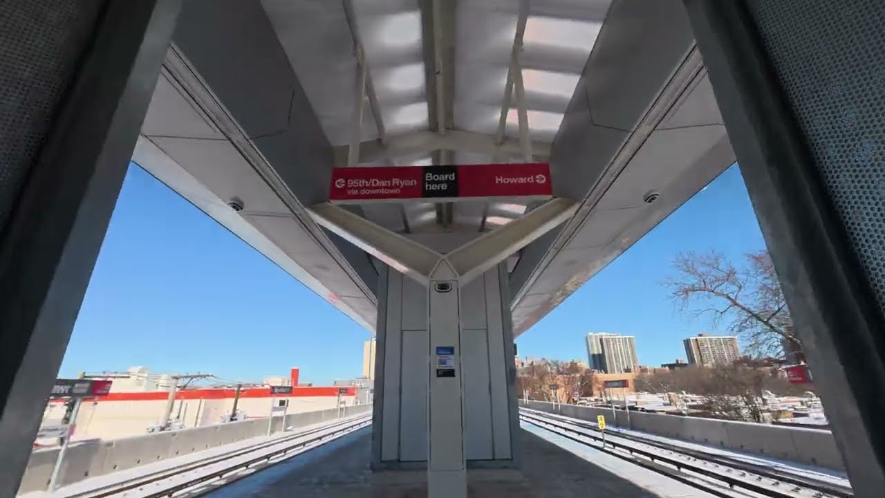 DJI OSMO Nano Chicago CTA ride in the freezing cold