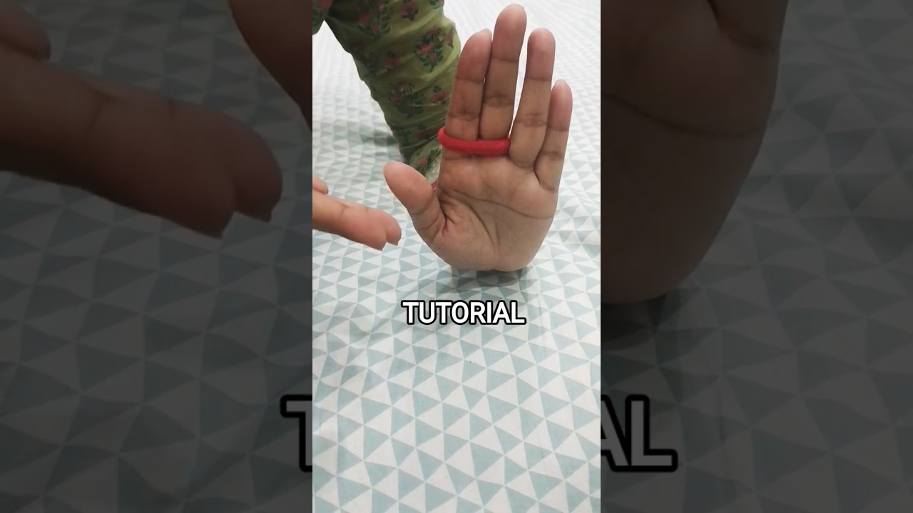 CAN YOU DO IT?  🤔🧐🤣 Viral TIK TOK Hair Tie Trick TUTORIAL? 