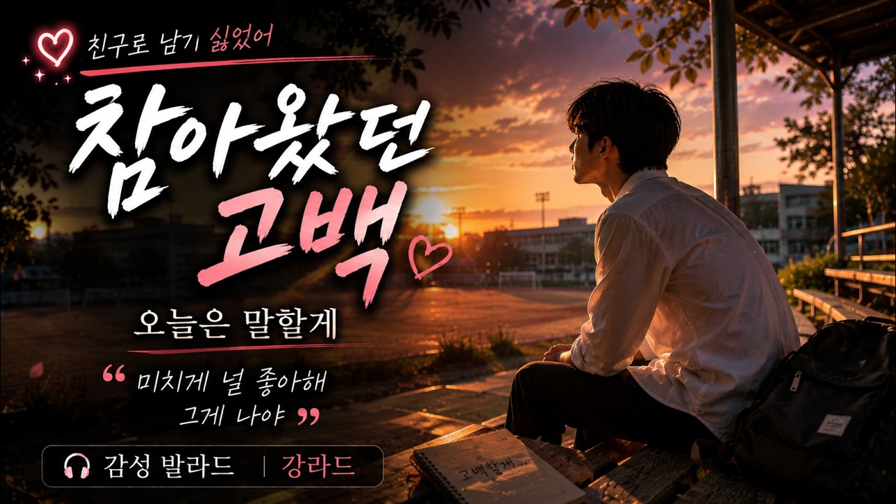 「참아왔던 고백」 AI강라드 Official Audio | 직진 고백 발라드
