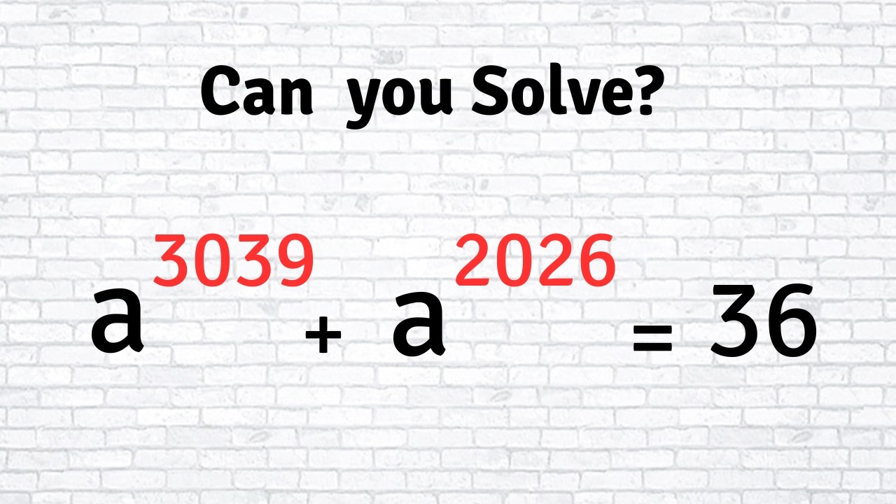 Nice Exponential algebra math question | Math for competitive exams |