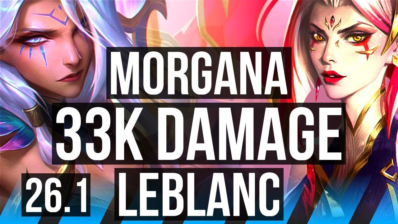 MORGANA vs LEBLANC (MID) | Summon Aery, 33K damage | EUW Master | 26.1