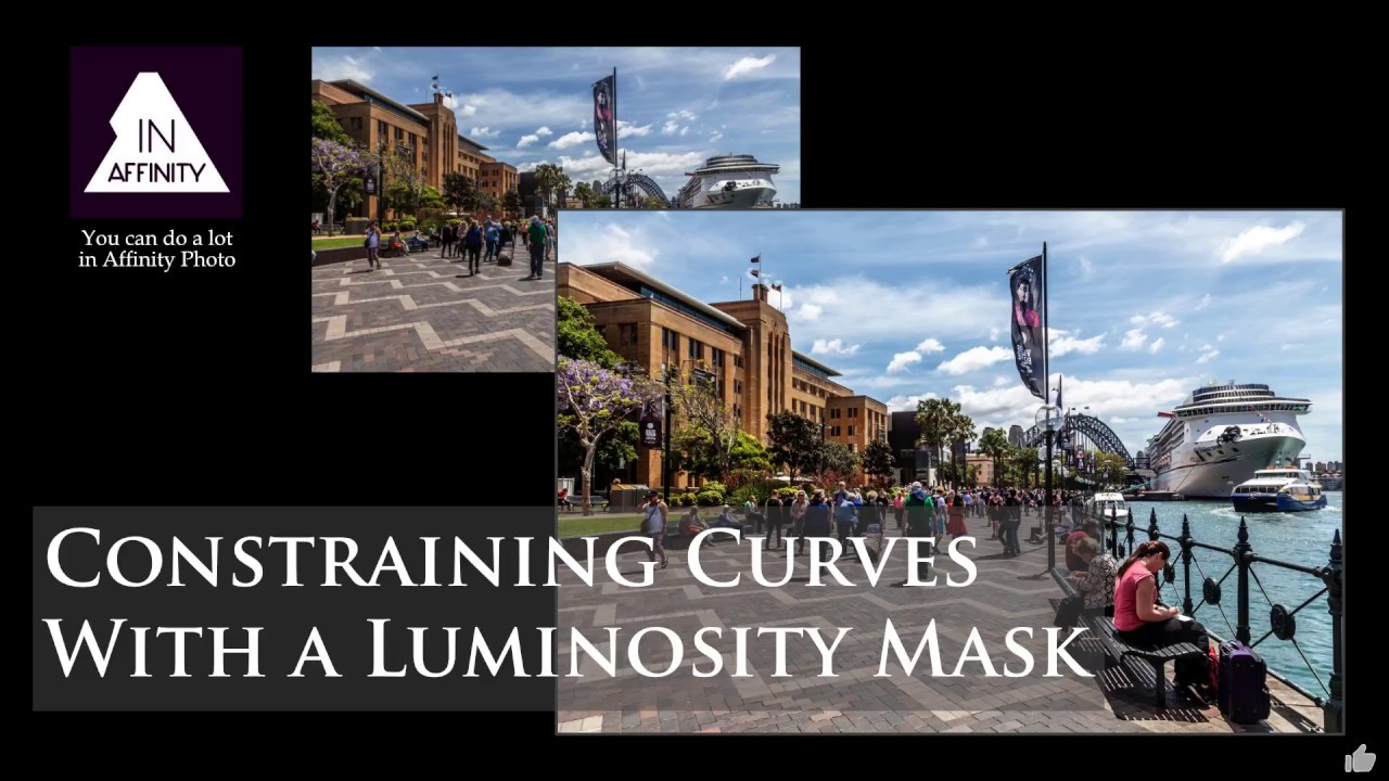 Constraining Curves with a Luminosity Mask in Affinity Photo