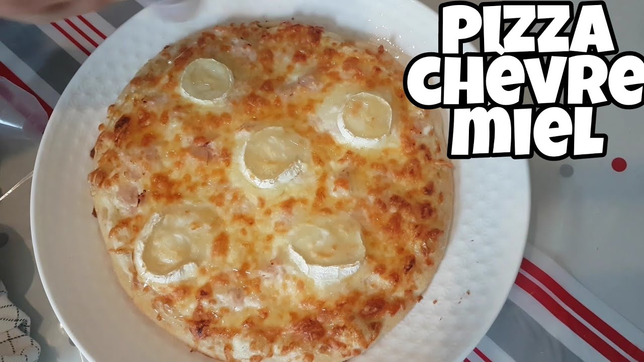 Pizza chèvre miel croustillante et moelleuse#cuisine #pizza #ramadan
