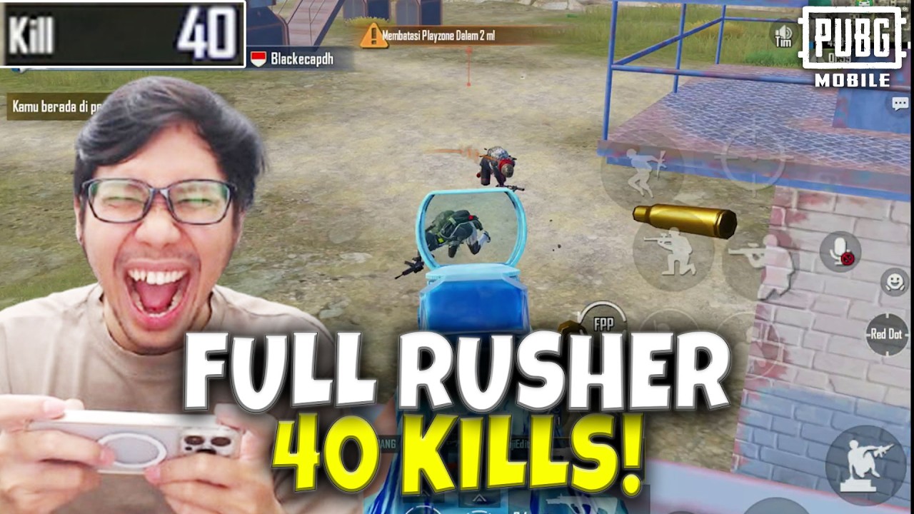 GA NYANGKA! DI TANTANG 40 KILLS TANPA HENTI! LANGSUNG JADI RUSHER! - PUBG MOBILE