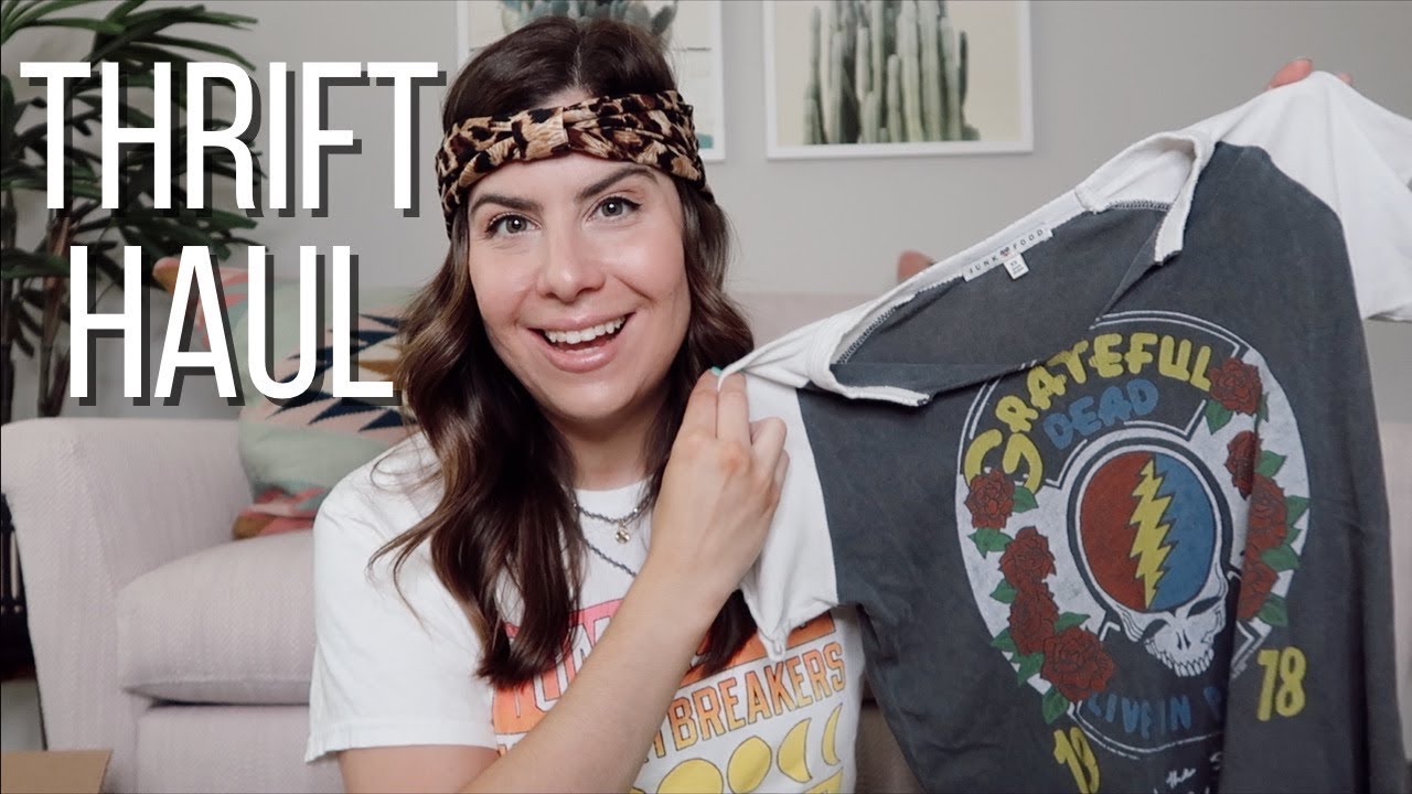 Thrift Haul Unboxing From Grandma Hanger For Poshmark