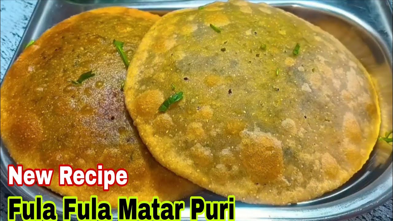 Fula Fula Hare Matar ki puri EkBar Khaenge To Hafta Mein 9Bar Banayenge  Hare Matar puri Recipe 
