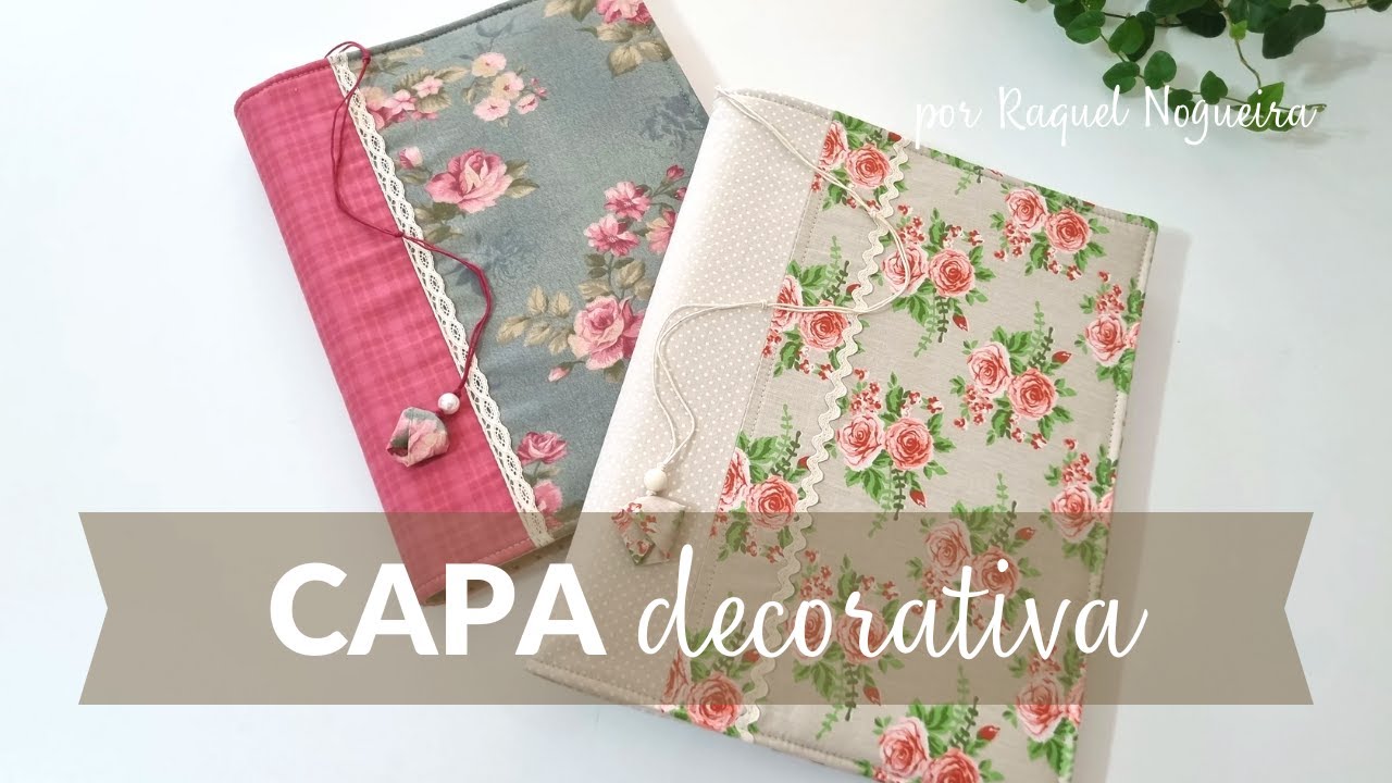 Capa Decorativa para caderno, livro ou bíblia | Raquel Nogueira